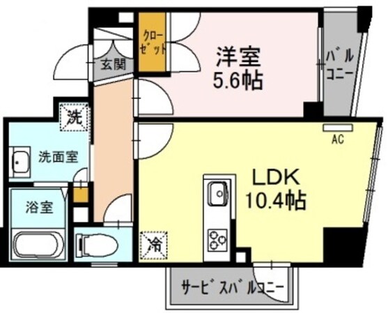 リベラーレ中野の物件間取画像